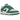 Nike Dunk Low SE Lottery Pack Malachite Green sneakers set fra siden med hvid læderbase, mørkegrønne stafferinger og sort Swoosh-logo