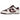 Nike Dunk Low Retro PRM Valentine's Day sneakers i profilvisning med bordeaux laklæder-overlays, hvide paneler og rød Swoosh-detalje