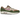 Nike Air Max 1 SH Treeline sneakers i en angled view med grøn overdel, lilla swoosh, brune detaljer og synlig Air-stødabsorbering i sålen.