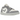Air Jordan 1 Low SE Light Steel Grey sneakers i vinklet profil med lysegrå overdel i læder, mørkegrå swoosh og hvid sål