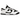 Nike Dunk Low Jumbo Reverse Panda sneakers sideprofil med hvid læderbase, sorte overlejringer og en fremtrædende Swoosh-detalje