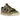 Nike Air Dunk Jumbo Medium Olive sneakers i vinklet profil med olivengrønt ruskind og læder, hvide snørebånd og tyk sål