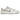 Nike Dunk Low Retro Summit White Light Smoke Grey sneakers set fra siden med grå Swoosh, hvid læderbase og matchende hvid sål