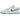 Nike Dunk Low Retro Photo Blue sneakers i en klassisk vinklet profil med hvidt læderunderlag og markante blå overlays med matchende snørebånd og sål