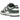Nike Dunk Low Vintage Green sneakers i profil med hvid læderoverdel, mørkegrønne overlays og en hvid mellemsål med grøn ydersål.