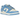 Nike Dunk Low Retro University Blue sneakers i sideprofil med klassisk hvid læderoverdel og markante lyseblå paneler samt hvid mellemsål.