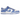 Nike Dunk Low Polar Blue sneakers i profil. Designet har hvid læderbase med lyseblå overlejringer, matchende snørebånd og hvid gummisål.