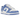 Nike Dunk Low Polar Blue sneakers i en klassisk vinklet profil med lyseblå læderoverlays, hvid bund og ikonisk Swoosh-logo på siden.