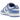 Nike Dunk Low Polar Blue sneakers set fra siden med hvid læderbase, lyseblå overlejringer, matchende sål og hvidt Swoosh-logo