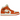 Air Jordan 1 Mid SE Sport Spice sneakers set fra siden med hvid læderoverdel, orange detaljer, sort Swoosh og hvid mellemsål.