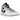 Air Jordan 1 Mid SE Ice Blue (2023) sneakers i vinklet profil med lyseblå læderoverdel, hvide detaljer og ikonisk Wings-logo på siden
