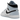 Air Jordan 1 Mid SE Ice Blue (2023) sneakers i vinklet profil med lyseblå og hvide læderpaneler, perforeret tåboks og klassisk Wings-logo