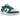 Nike Dunk Low Ocean sneakers i sideprofil med bølget tekstur, marineblå overlays, hvide læderdetaljer og en hvid sål