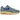 Nike Air Max 1 PRM Dirty Denim sneakers i vinklet profil med vasket blå denim-overdel, gum-ydersål og hvid mellemsål med synlig Air-enhed.