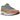 Nike Air Max 1 Light Madder Root Worn Blue sneakers i profil, der viser den lyserøde ruskindsoverdel, blå swoosh og den klassiske Air Max-sål