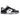 Nike Dunk Low Disrupt 2 Panda sneakers set fra siden med sort og hvidt design, asymmetrisk snøresystem og detaljeret lagdelt overdel i læder