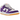 Nike SB Dunk Low Pro ISO Orange Label Court Purple sneakers i sideprofil med lilla overlays, hvid læderbase og sort Swoosh logo