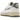 Nike Air Force 1 Low '07 Classics 50 Years Of Hip-Hop sneakers i vinklet profil med hvid læderoverdel, metallic sølv swoosh og mikrofon-vedhæng.