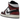Air Jordan 1 Mid Wear-Away Chicago sneakers i sideprofil med det slidte røde og sorte læderdesign, hvid mellemsål og rød ydersål