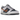 Nike Dunk Low SE Copper Swoosh sneakers i en sideprofil, der viser den blå læderoverdel og det skinnende kobberfarvede swoosh på siden.