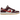 Nike SB Dunk Low Skate Like a Girl sneakers sideprofil med bordeaux ruskind, råhvide overlejringer, rødt swoosh og klassisk gummisål