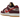 Nike SB Dunk Low Skate Like a Girl sneakers i en vinklet visning med ruskindsdetaljer i bordeaux og råhvid samt en tekstureret swoosh