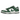 Nike Dunk Low Michigan State Satin sneakers set fra siden med glansfuld grøn satin finish, hvid mellemsål og grønne detaljer ved snørebåndet.