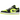 Air Jordan 1 Low SE Black Cat Volt sneakers i profil med neongul overdel, sort læderdetaljer, matchende snørebånd og solid sort sål.