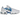 Nike Air Max Plus Spray Paint Swoosh White Blue sneakers sideprofil med spraymalet swoosh, hvid mesh og markant gummisål med Air-enheder