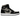 Air Jordan 1 Retro High OG Twist 2.0 Medium Grey sneakers sideprofil i grå hestehårs-lignende materiale med hvide snørebånd og sort mellemsål