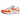 Nike Air Max 1 87 Safety Orange sneakers i sideprofil, fremviser orange mudguard, hvid overdel, grå overlays og den ikoniske synlige Air-enhed
