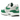 Nike Air Max 1 87 Malachite sneakers set fra siden med hvide og grå paneler, malakitgrønne detaljer og synlig Air-enhed i sålen