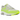 Nike Air Max 1 87 Volt Suede sneakers set fra siden med hvid mesh-base, grå ruskindspaneler og en markant neon-gul swoosh på ydersiden.