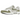 Nike Air Max 1 Light Army sneakers i en flot vinklet profilvisning med grå ruskindspaneler, olivenfarvede accenter og den ikoniske synlige Air-sål
