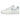 Nike Air Force 1 Low 07 University Blue Gingham sneakers set fra siden med hvid overdel, blåt ternet swoosh og hvid sål