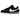 Nike Cortez Nylon Black White sneakers set fra siden med sort nylon-overdel, hvide detaljer og klassisk hvid mellemsål med savtak-detalje