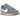 Nike Cortez Textile Cement Grey Gum Sail sneakers set fra siden med grå tekstiloverdel, hvidt swoosh-logo og en klassisk brun gummisål