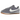 Nike Cortez Textile Cement Grey Gum Sail sneakers i sideprofil med grå tekstiloverdel, hvidt swoosh og klassisk brun gummisål