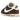 Nike Cortez Baroque Brown sneakers i en sideprofil med en rig brun overdel i læder, kontrastgivende hvide snørebånd og en klassisk hvid gummisål.