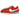 Nike Cortez Picante Red sneakers sideprofil med rød ruskindsoverdel, hvid læderswoosh, hvide snørebånd og en klassisk hvid mellemsål med blå stribe