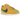 Nike Cortez Textile Yellow Ochre Gorge Green sneakers i profil med gul overdel, grøn swoosh og detaljer samt den klassiske hvide sål.