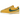 Nike Cortez Textile Yellow Ochre Gorge Green sneakers i en vinklet profil med sennepsgul tekstiloverdel og en dyb grøn læder-Swoosh