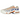 Nike Air Max Plus Knicks sneakers i en vinklet visning med hvid overdel, blå og orange gradientdetaljer, ikonisk TN-logo og hvid sål