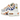 Nike Air Max Plus Knicks sneakers i sideprofil med karakteristisk bølget struktur, orange accenter og synlig Air-stødabsorbering i sålen
