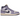 Air Jordan 1 Mid SE Chenille Sky J Light Purple sneakers i vinklet profil med lilla chenille Swoosh og hvide læderdetaljer på overdelen