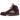 Air Jordan 5 Retro Burgundy sneakers i sideprofil med dybrød nubuck-overdel, ikonisk gennemsigtig sål og sølvfarvede detaljer på pløsen