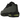 Nike Air Max 95 Grey Black Volt sneakers i en skrå vinkel. Designet har grå bølgede lag, en sort sål og neon-gule detaljer ved snørebåndene.