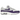 Nike Air Max 1 Field Purple sneakers i sideprofil med hvid mesh-overdel, lilla læderdetaljer, lilla swoosh og hvid sål med synlig Air-enhed
