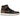 Air Jordan 1 Retro High OG Palomino sneakers i en sideprofil, med sort læderoverdel, brune ruskindspaneler og en klassisk hvid mellemsål