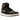 Air Jordan 1 Retro High OG Palomino sneakers i sideprofil med sort læderoverdel, brune ruskindspaneler, hvide mellemsåler og sorte snørebånd